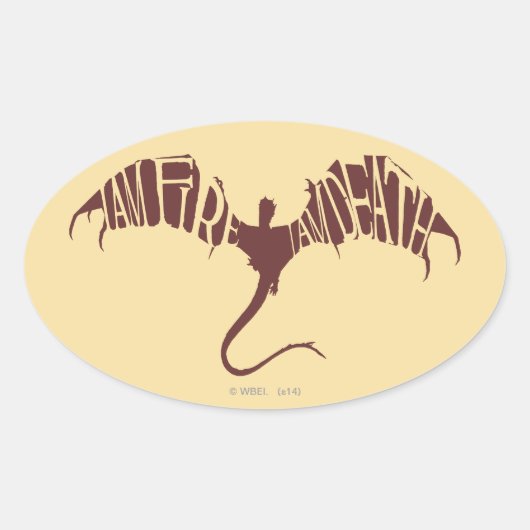 Ich bin Feuer, ich bin tot - Grafik Ovaler Aufkleber (Vorderseite)