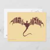 Ich bin Feuer, ich bin tot - Grafik Postkarte (Vorne/Hinten)