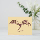 Ich bin Feuer, ich bin tot - Grafik Postkarte (Stehend Vorderseite)