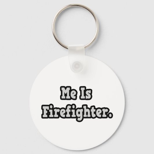Ich bin Feuerwehrmann Schlüsselanhänger (Vorderseite)