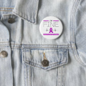 Ich bin Fine Eosinophile Esophagitis Warrior Button (Beispiel)