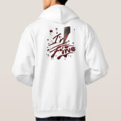 Ich bin Fine Movie Halloween Zombie Hoodie (Rückseite)