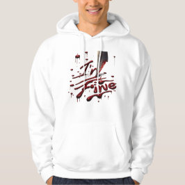 Ich bin Fine Movie Halloween Zombie Hoodie