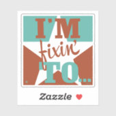 Ich bin fixiert auf aufkleber (Blatt)