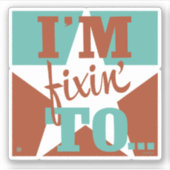 Ich bin fixiert auf aufkleber (Vorderseite)