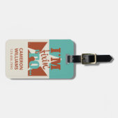 Ich bin fixiert auf gepäckanhänger (Vorderseite horizontal)