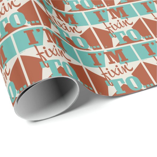 Ich bin fixiert auf geschenkpapier (Rolleneckpunkt)