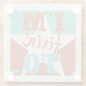 Ich bin fixiert auf glasuntersetzer (Rückseite)