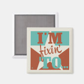 Ich bin fixiert auf magnet (Vorderseite/Rückseite)