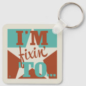 Ich bin fixiert auf schlüsselanhänger (Rückseite)