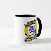 Ich bin fleißig über mein Freund Foto White Tasse (VorderseiteRechts)