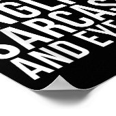 Ich bin fließend in drei Sprachen Englisch, Sarcas Poster (Ecke)