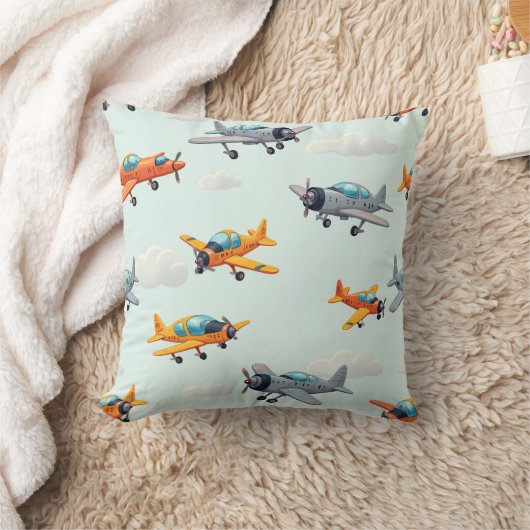 Ich bin Flugzeugpilot ! Kissen (Decke)