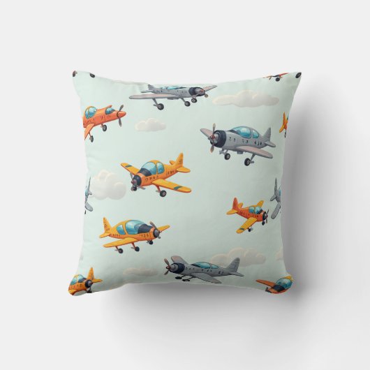 Ich bin Flugzeugpilot ! Kissen (Rückseite)