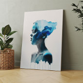 Ich bin flüssig leinwanddruck