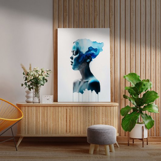 Ich bin flüssig leinwanddruck