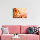 Ich bin fokussiert_ leinwanddruck (Insitu (Wohnzimmer))