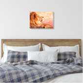 Ich bin fokussiert_ leinwanddruck (Insitu (Schlafzimmer))