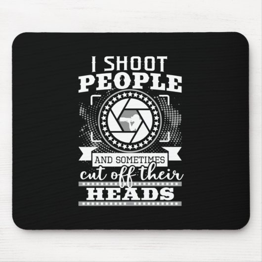 Ich bin Fotograf Mousepad (Vorne)