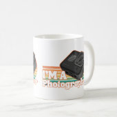 Ich bin Fotograf, Vintager farbiger Fotograf Kaffeetasse (VorderseiteRechts)