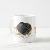 Ich bin Fotograf, Vintager farbiger Fotograf Kaffeetasse (Vorderseite Links)
