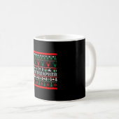 Ich bin Fotograf Weihnachten Ugly Sweater Kaffeetasse (VorderseiteRechts)
