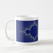 Ich bin - Fraktal so blau Kaffeetasse (Links)