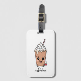 Ich bin Frappe-tastisch | Rahm mit Schlagsahne Gepäckanhänger