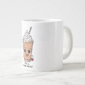 Ich bin Frappe-tastisch | Rahm mit Schlagsahne Jumbo-Tasse (Vorderseite Rechts)