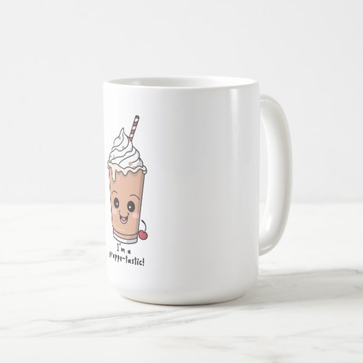 Ich bin Frappe-tastisch | Rahm mit Schlagsahne Kaffeetasse (VorderseiteRechts)