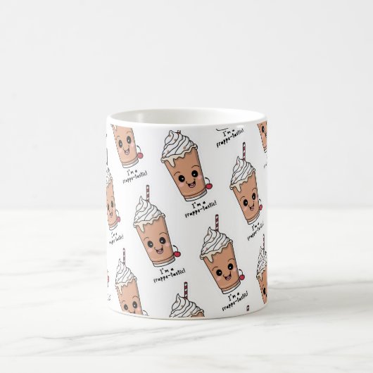 Ich bin Frappe-tastisch | Rahm mit Schlagsahne Kaffeetasse (Mittel)