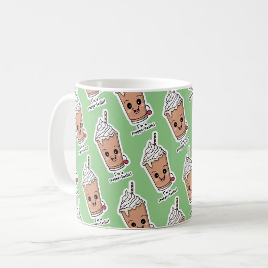 Ich bin Frappe-tastisch | Rahm mit Schlagsahne Kaffeetasse (Vorderseite Links)