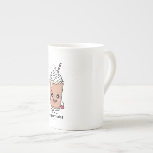 Ich bin Frappe-tastisch | Rahm mit Schlagsahne Porzellantasse (Vorderseite Rechts)