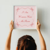 Ich bin Frau hier Roar Poster