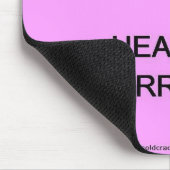 Ich bin Frau (mit Powerwerkzeugen) Mousepad (Ecke)