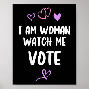 Ich bin Frau und schaue mir bei der Abstimmung zu Poster