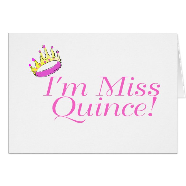 Ich bin Fräulein Quince (Vorderseite (Horizontal))