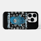 Ich bin Freakin' eiserner Hochlandkuhpullover iPhone Hülle (Rückseite (Horizontal))