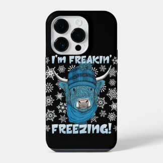 Ich bin Freakin' eiserner Hochlandkuhpullover iPhone 14 Pro Hülle