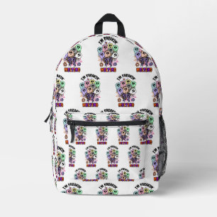 Ich bin Freakin, ich schmelze Halloween-Eiscreme-G Bedruckter Rucksack