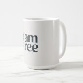 Ich bin frei kaffeetasse (VorderseiteRechts)