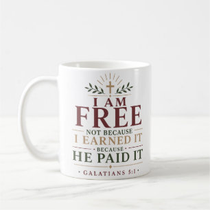 Ich bin frei, nicht weil ich es verdient habe Zita Kaffeetasse