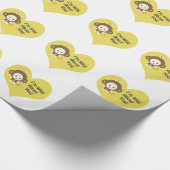Ich bin frei von dir, Affe Geschenkpapier (Ecke)
