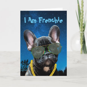 Ich bin Frenchie Kisses Was ich brauche Französisc Karte