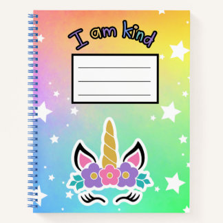 "Ich bin freundlich" Notebook Notizblock