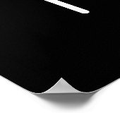 Ich bin fried Funny Fried Egg Pun Dark BG Poster (Ecke)