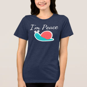 Ich bin Frieden Tri-Blend Shirt