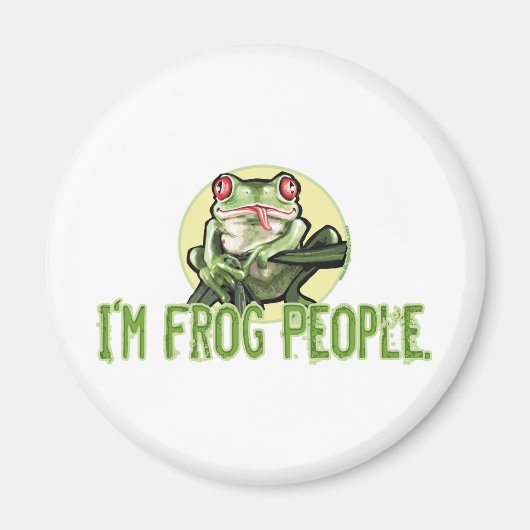 Ich bin Frog People. Magnet (Vorne)