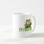 Ich bin Frog People. Tasse (VorderseiteRechts)