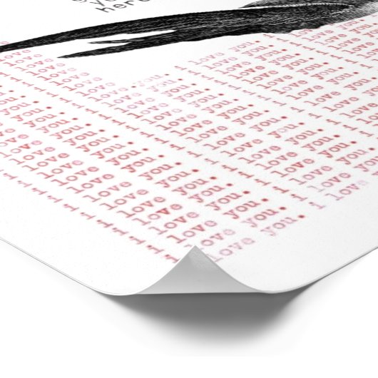 Ich bin froh, dass du hier bist poster (Ecke)